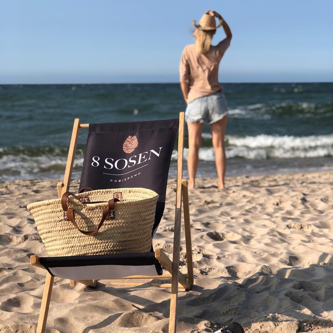 Leżak 8 Sosen na plaży Pobierowa